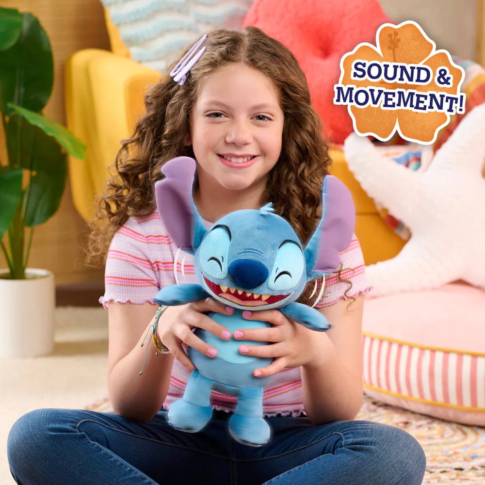 Jucarie de plus interactiva Disney Stitch razand - poza 5