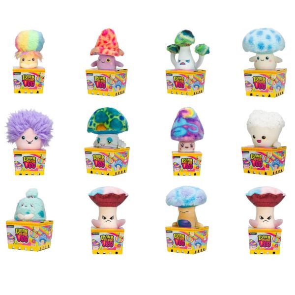 Jucarie de plus, Living The Veg, Funguys, 15 cm, diverse modele - poza 3