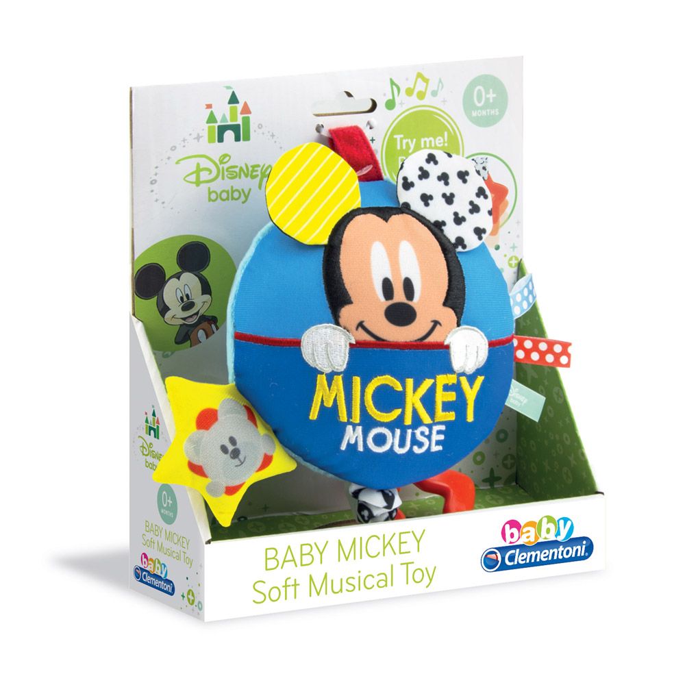Jucarie de plus muzicala Clementoni Disney Baby Mickey Mouse - poza 2