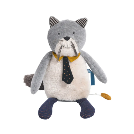 Jucarie de plus muzicala, pisica fernand, moulin roty - poza 1