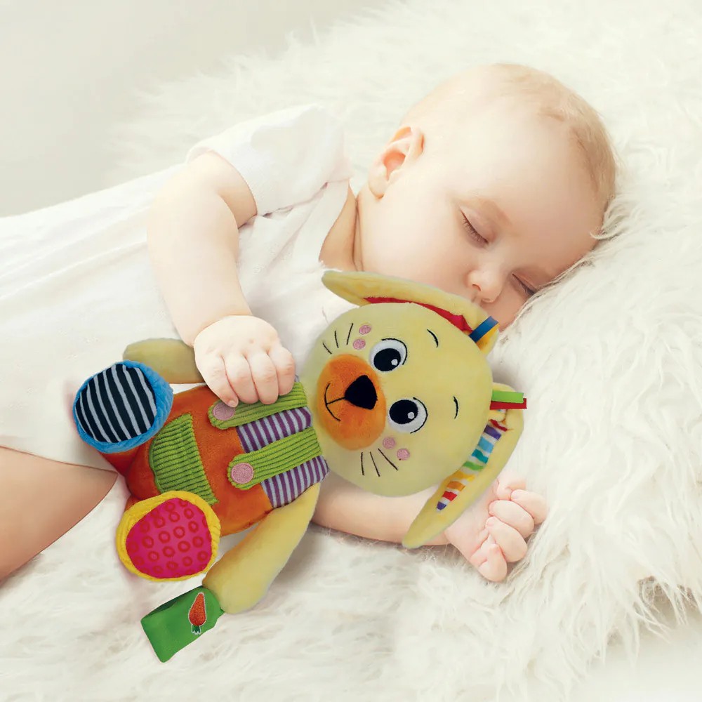 Jucarie de plus pentru bebelusi Clementoni Baby Iepuras - poza 3
