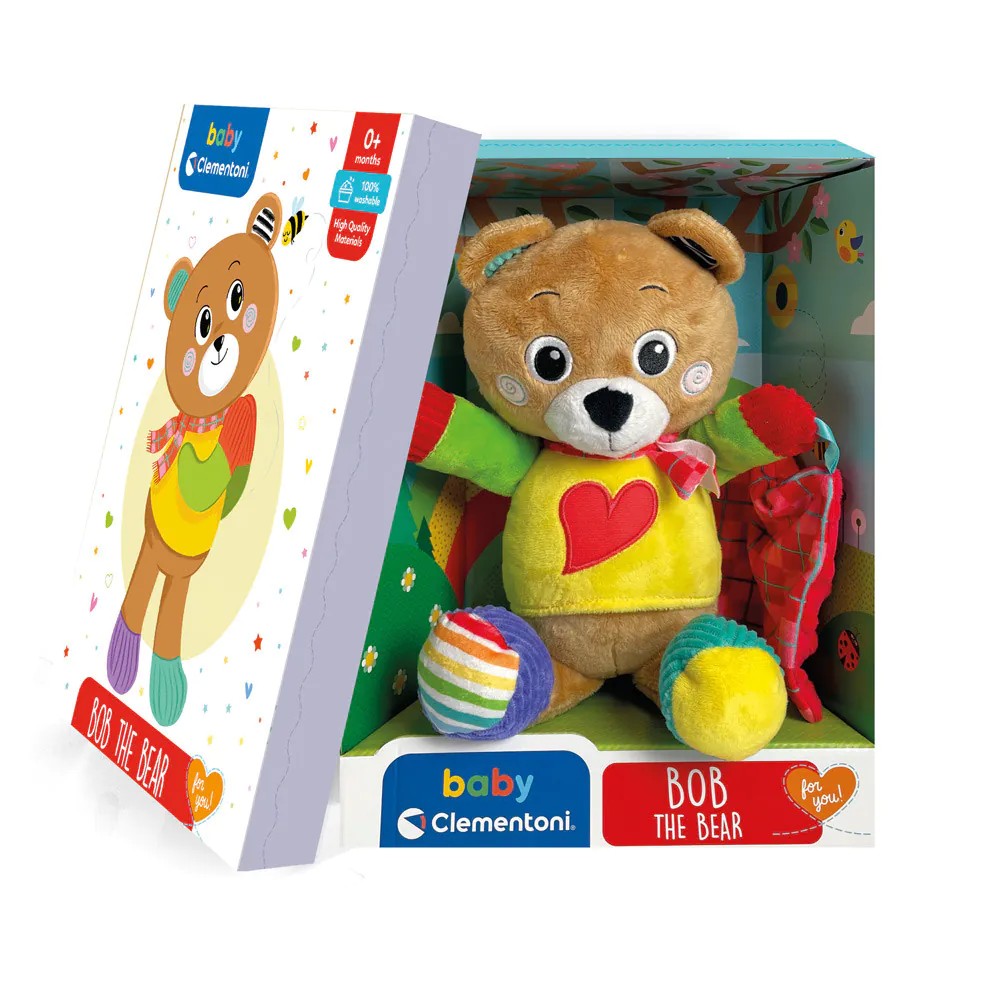 Jucarie de plus pentru bebelusi Clementoni Baby Ursulet - poza 4