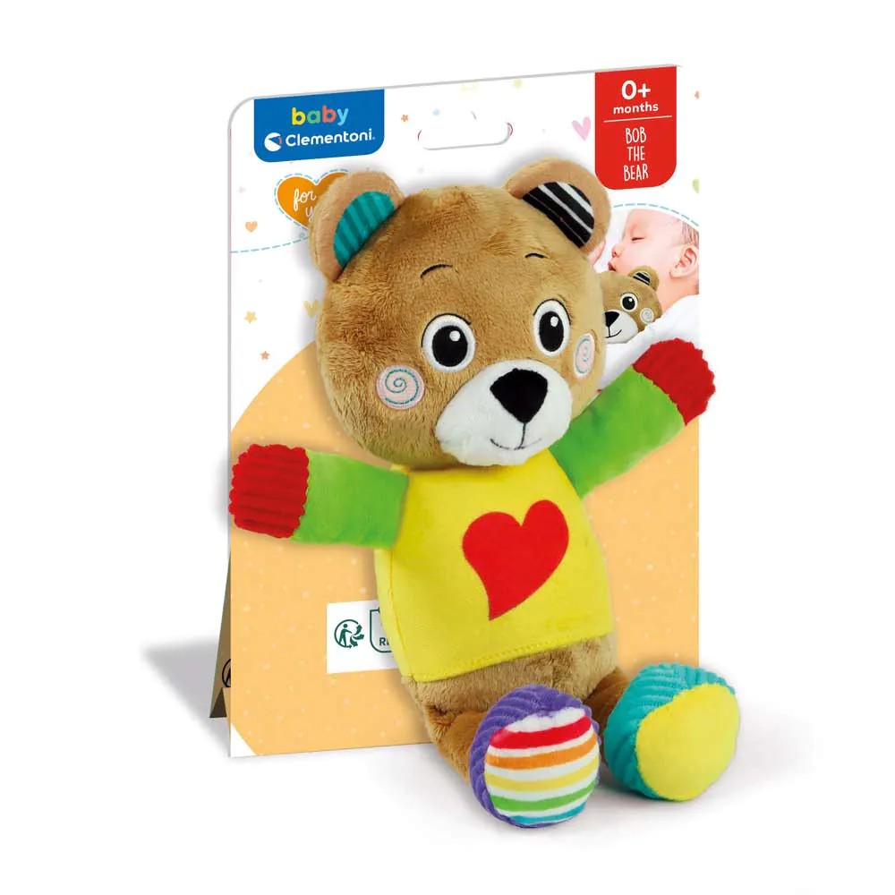 Jucarie de plus pentru bebelusi Clementoni Baby Ursuletul Bob - poza 2