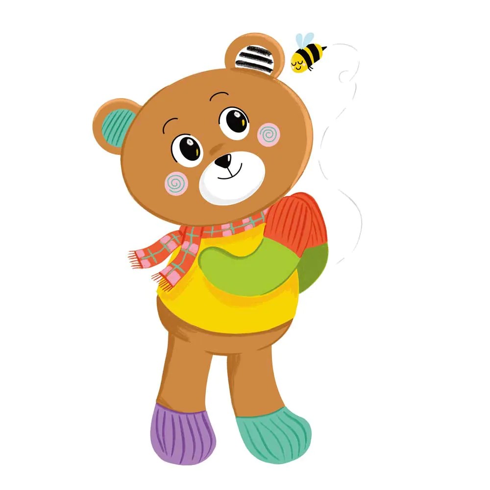 Jucarie de plus pentru bebelusi Clementoni Baby Ursuletul Bob - poza 5