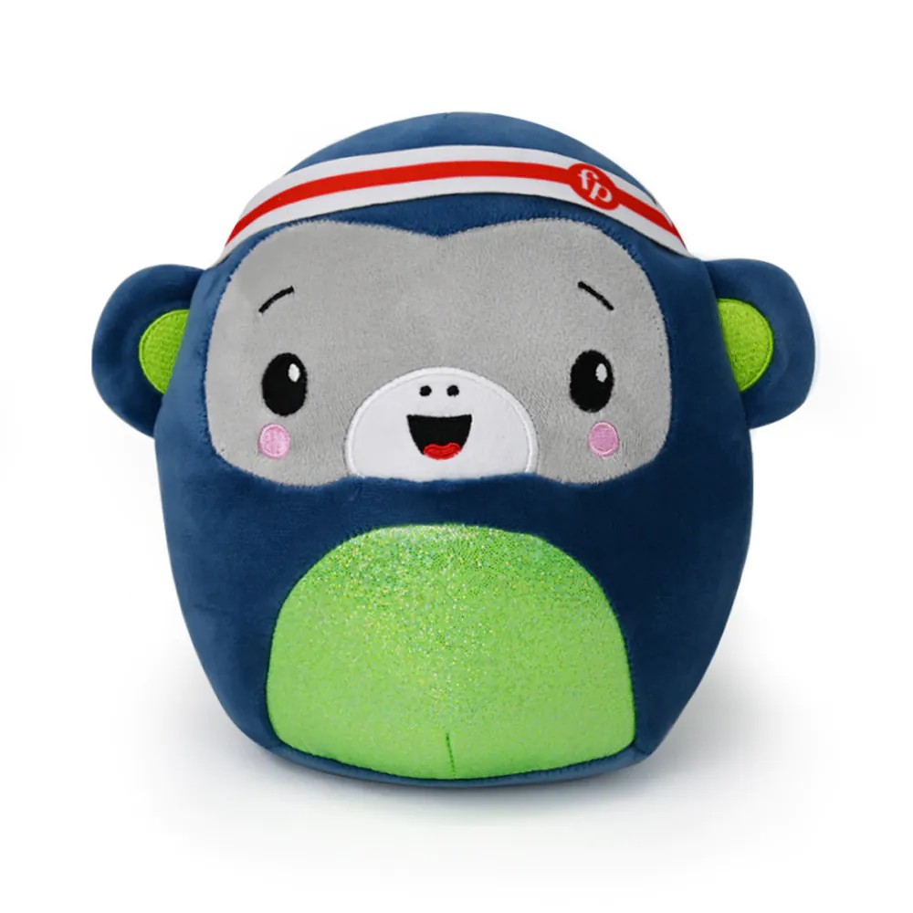 Jucarie de plus pentru bebelusi cu animale Fisher Price 20 cm diverse modele - poza 3