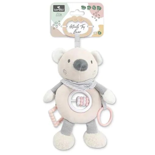 Jucarie de plus pentru carucior Lorelli Natural Ursulet Bej - poza 2