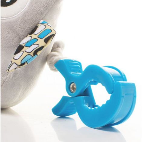 Jucarie de plus pentru carucior patut 4Baby SQUEEZE Bufnite Albastre - poza 4