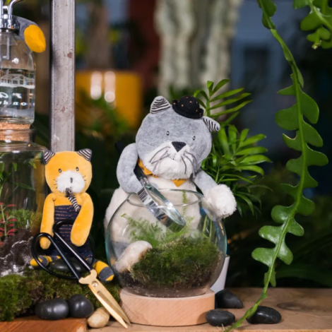 Jucarie de plus, pisica fernand, moulin roty - poza 4