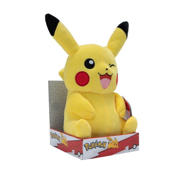 Jucarie de plus Pokemon Pikachu 30 cm, S4 - poza 2