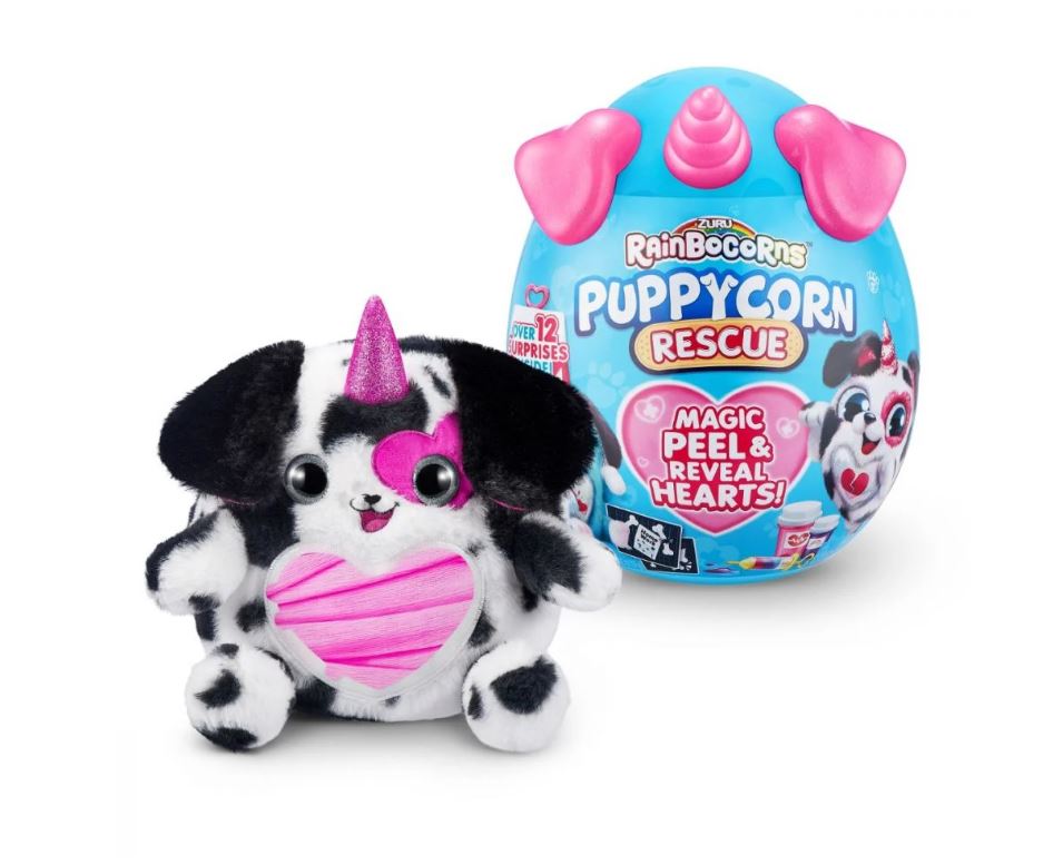 Jucarie de plus Rainbocorns Unicornul curcubeu Catelusul la doctor - poza 1