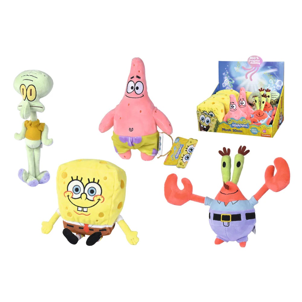Jucarie de plus Sponge Bob Square Pants 20 cm diverse modele - poza 2