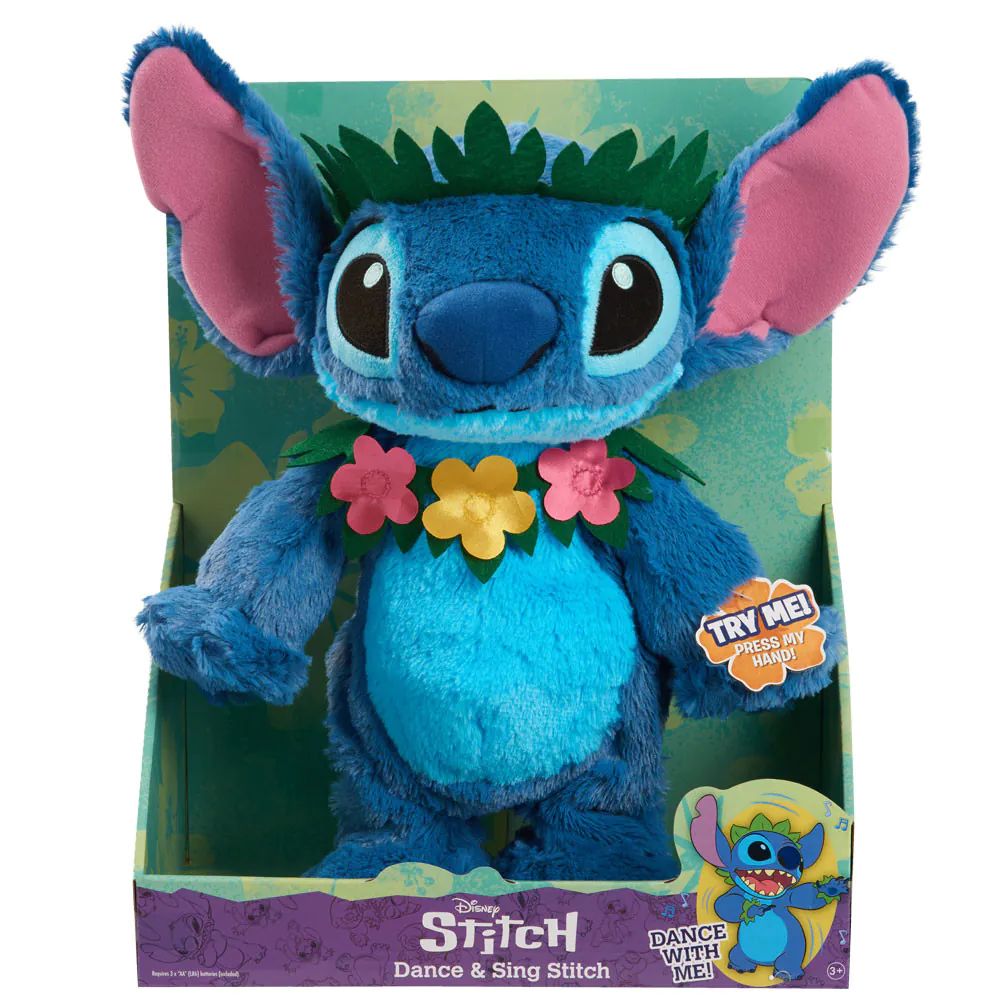 Jucarie de plus Stitch Dansand si Cantand 35 cm - poza 2