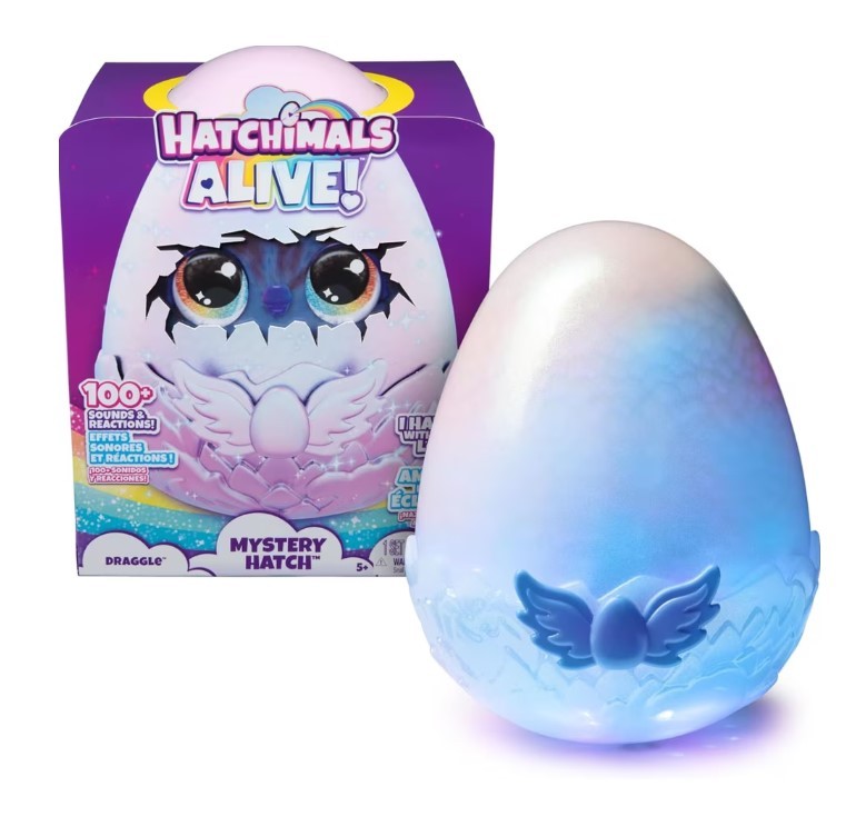 Jucarie de plus surpriza Hatchimals Draggle 6069282 - poza 1