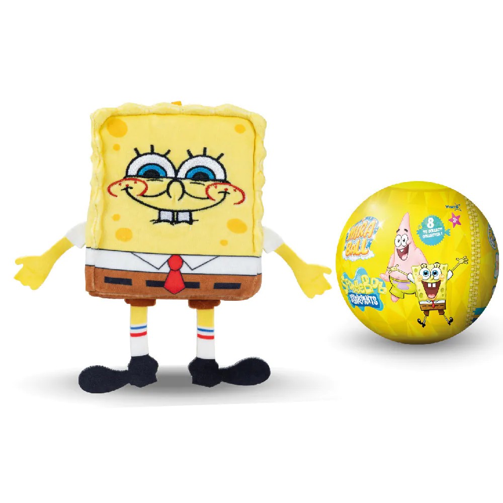 Jucarie de plus surpriza Spongebob Squarepants Miraball - poza 1