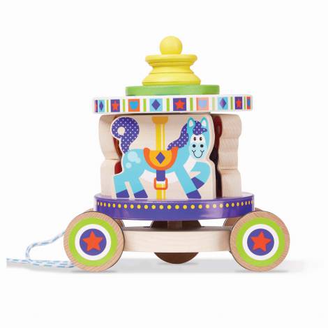 Jucarie de tras carusel Melissa and Doug - poza 2