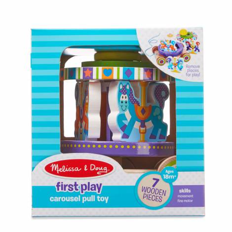 Jucarie de tras carusel Melissa and Doug - poza 5