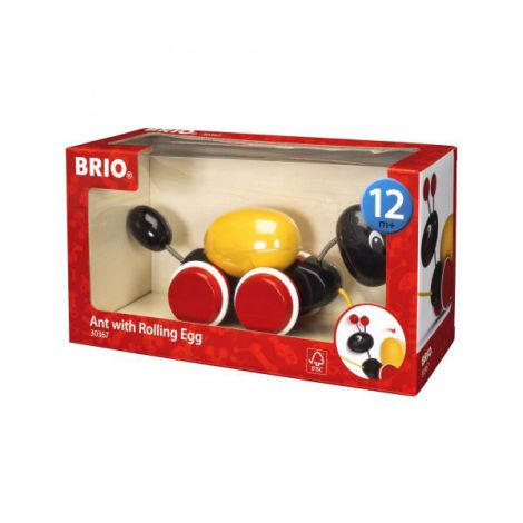 Jucarie de tras furnica cu ou 30367 Brio - poza 1