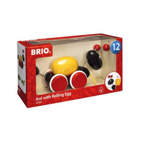 Jucarie de tras furnica cu ou 30367 Brio - poza 2