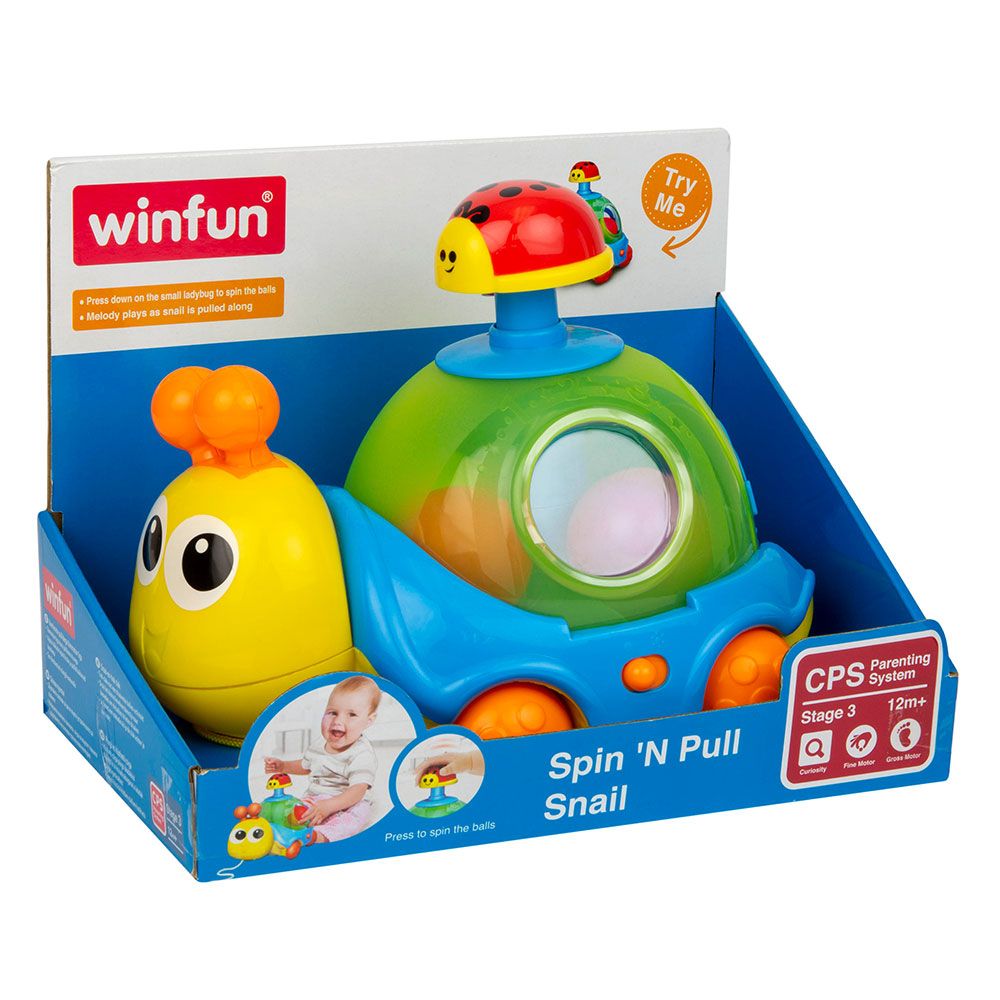 Jucarie de tras Winfun melc muzical cu bile - poza 2