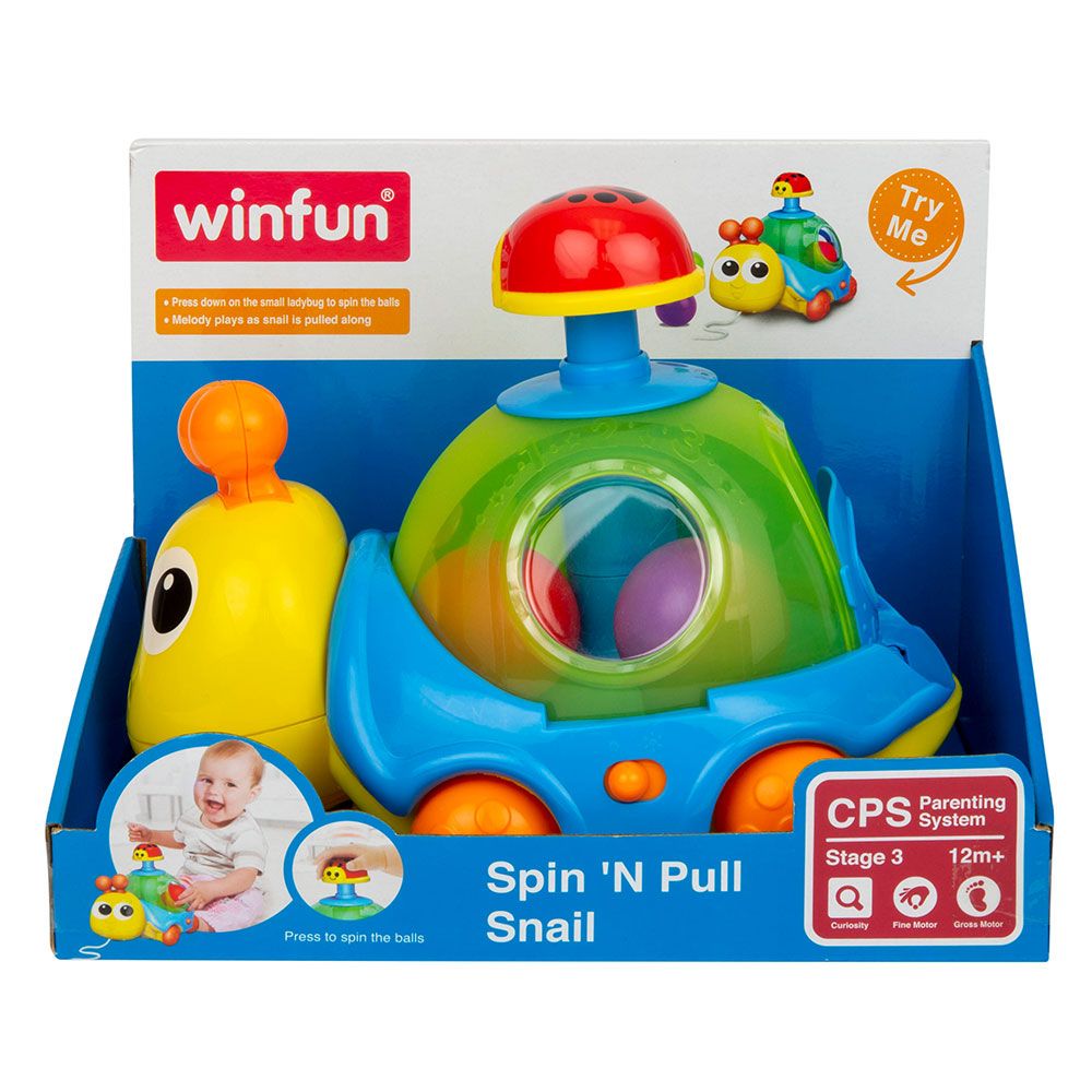Jucarie de tras Winfun melc muzical cu bile - poza 4