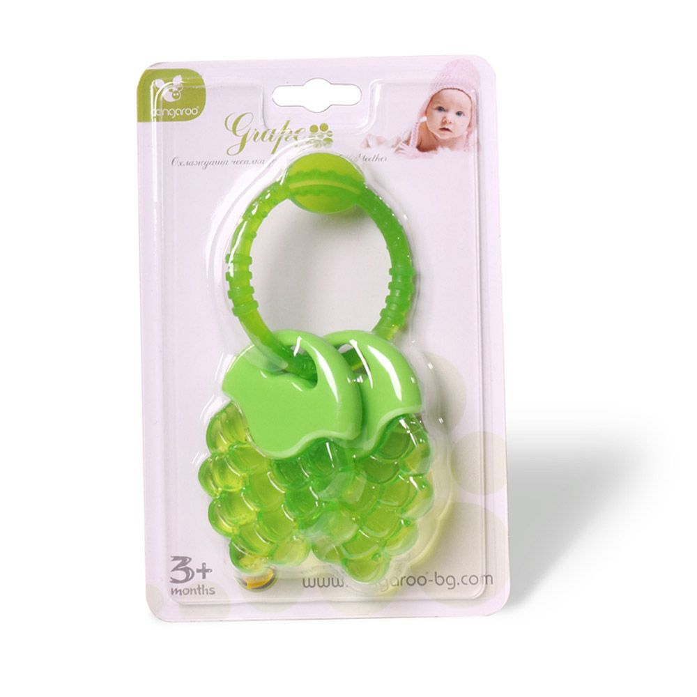 Jucarie dentitie Cangaroo Grape green - poza 2