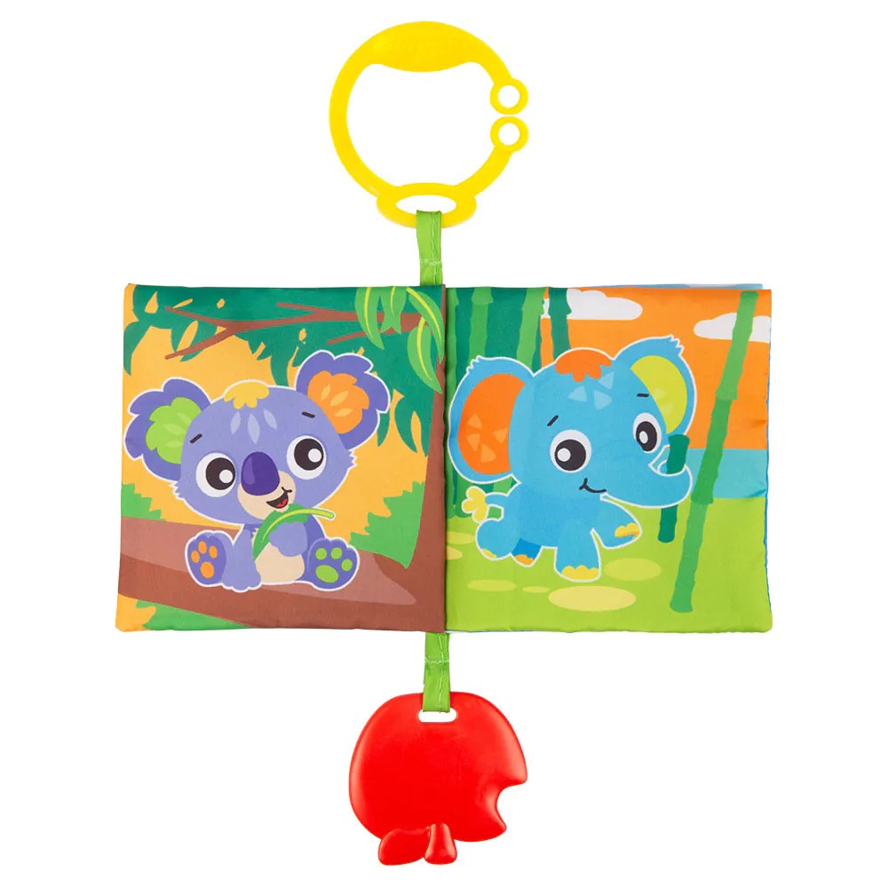 Jucarie dentitie Playgro carticica animale 0 luni+ - poza 3