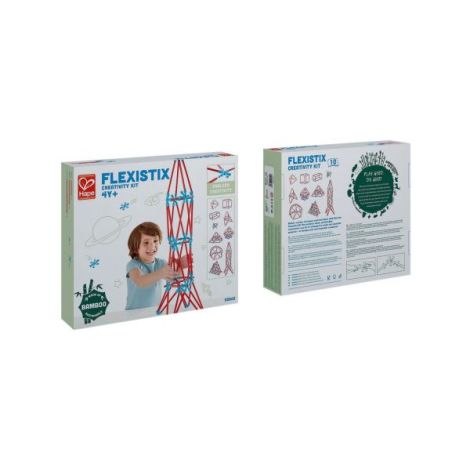 Jucarie din bambus Flexistix - Constructor creativ (133 piese) - poza 2