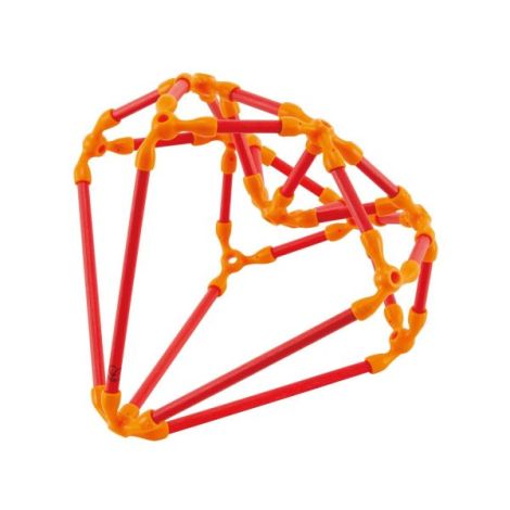 Jucarie din bambus Flexistix - Kit creativ (66 piese) - poza 3