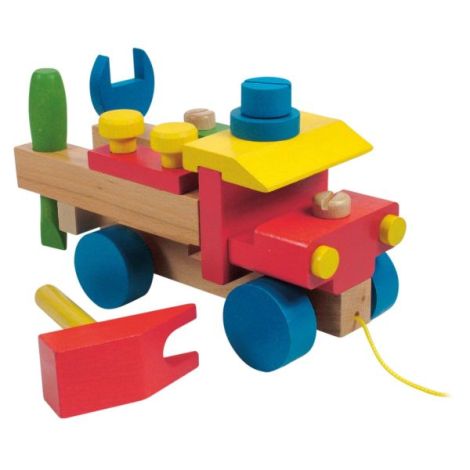 Jucarie din lemn - Camion de asamblat - poza 1