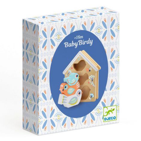 Jucarie din lemn Djeco, BabyBirdi - poza 3