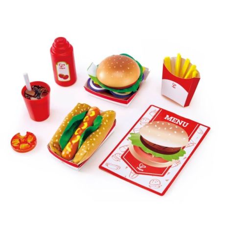 Jucarie din lemn - Fast-food - poza 1