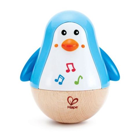 Jucarie din lemn - Pinguin Hopa Mitica - poza 1