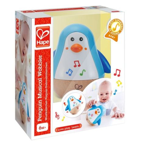 Jucarie din lemn - Pinguin Hopa Mitica - poza 5