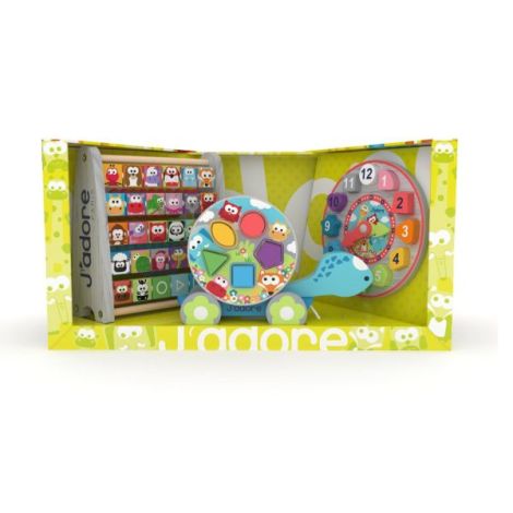 Jucarie din lemn - Set 3 jucarii J adore verde - poza 1
