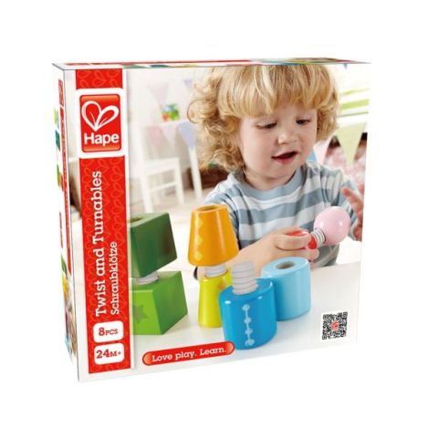 Jucarie din lemn - Set constructie prin insurubare - poza 2