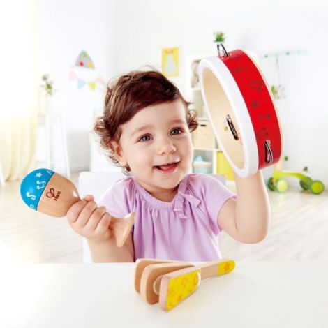 Jucarie din lemn - Set de percutie junior - poza 4
