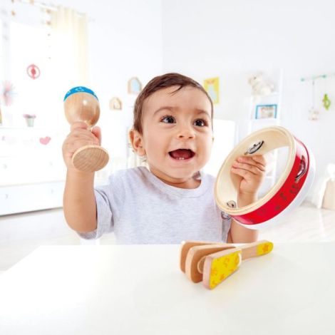 Jucarie din lemn - Set de percutie junior - poza 5