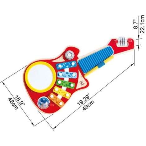 Jucarie din lemn - Set muzica 6 in 1 - poza 3
