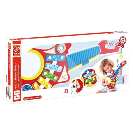 Jucarie din lemn - Set muzica 6 in 1 - poza 5