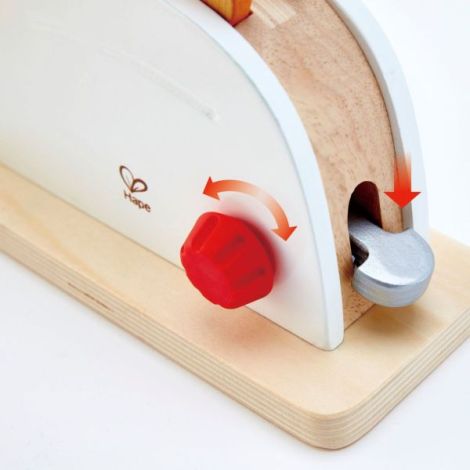 Jucarie din lemn - Toaster si accesorii mic dejun - poza 5