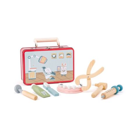 Jucarie din lemn - Trusa de dentist - poza 1