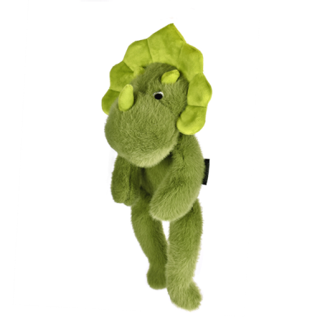 Jucarie din plus pentru relaxare si antistres - Dinozaur - magnetic, 30 cm, verde - poza 2
