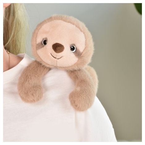 Jucarie din plus pentru relaxare si antistres - Lenes - magnetic, 30 cm, bej - poza 4