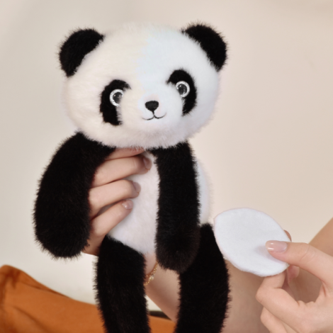 Jucarie din plus pentru relaxare si antistres - Urs Panda - magnetic, 30 cm - poza 3