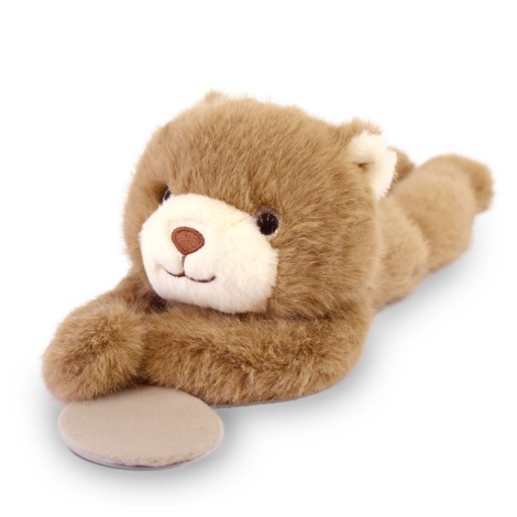 Jucarie din plus pentru relaxare si antistres - Ursulet - magnetic, 30 cm, maro - poza 4