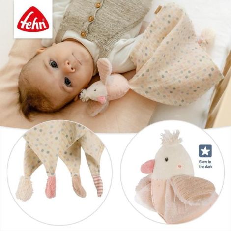 Jucarie doudou - pasare pastel - poza 5