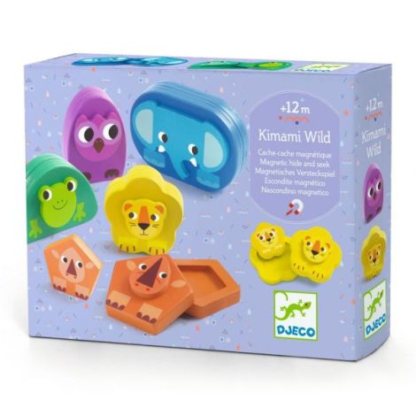 Jucarie educativa bebe Kimami Wild, Djeco - poza 1