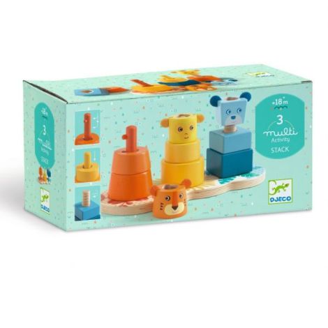 Jucarie educativa bebe MultiStack, Djeco - poza 1