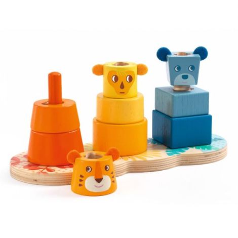 Jucarie educativa bebe MultiStack, Djeco - poza 3