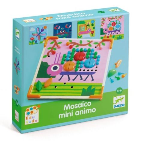 Jucarie educativa Mozaic mini animo, Djeco - poza 1